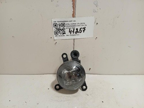 Fendinebbia ANT DX 9831303680 Opel Corsa F 2019