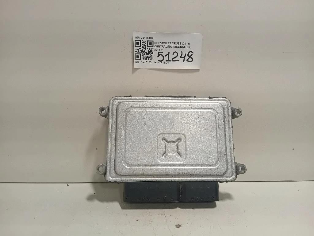 Centralina Iniezione 25186182 96964295 Chevrolet Cruze 2011