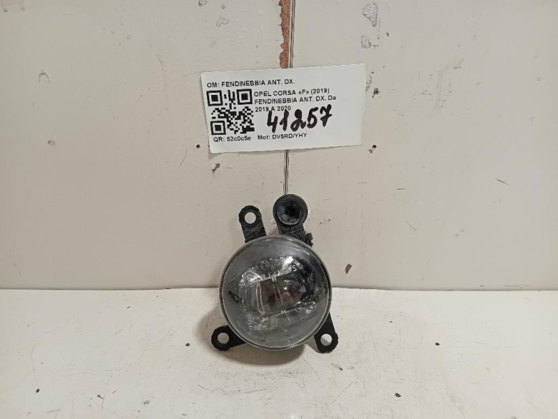 Fendinebbia ANT DX 9831303680 Opel Corsa F 2019