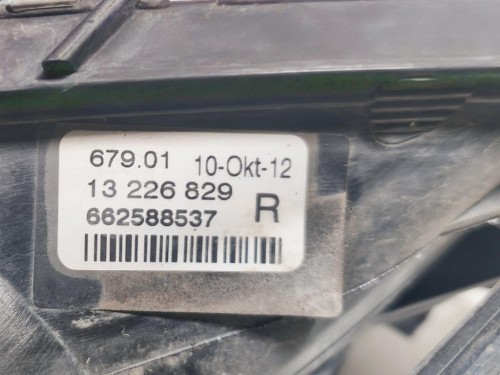 Fendinebbia ANT DX 662588537 Opel Insignia A 2009