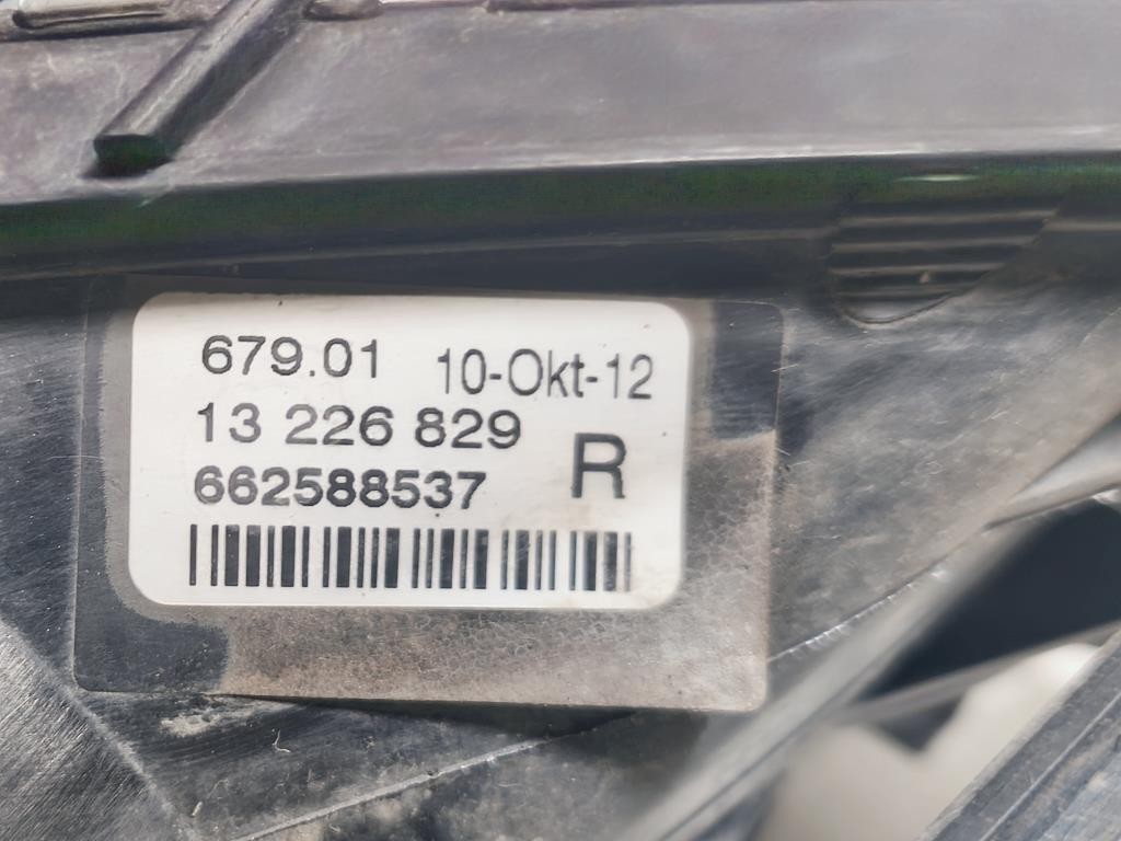 Fendinebbia ANT DX 662588537 Opel Insignia A 2009