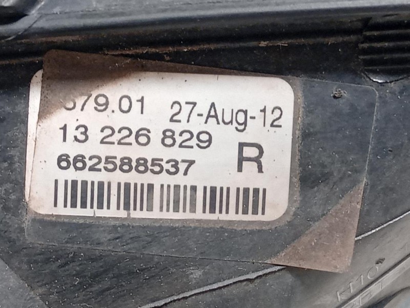 Fendinebbia ANT DX 662588537 Opel Insignia A 2009