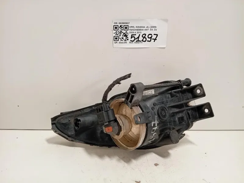 Fendinebbia ANT DX 662588537 Opel Insignia A 2009