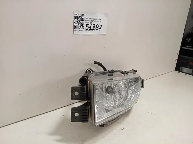 Fendinebbia ANT DX 662588537 Opel Insignia A 2009