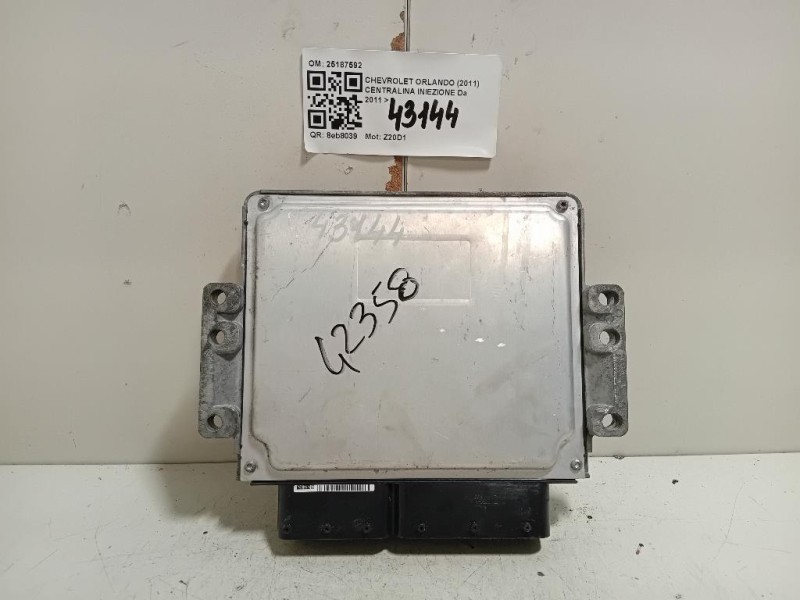 Centralina Iniezione 25187592 Chevrolet Orlando 2011