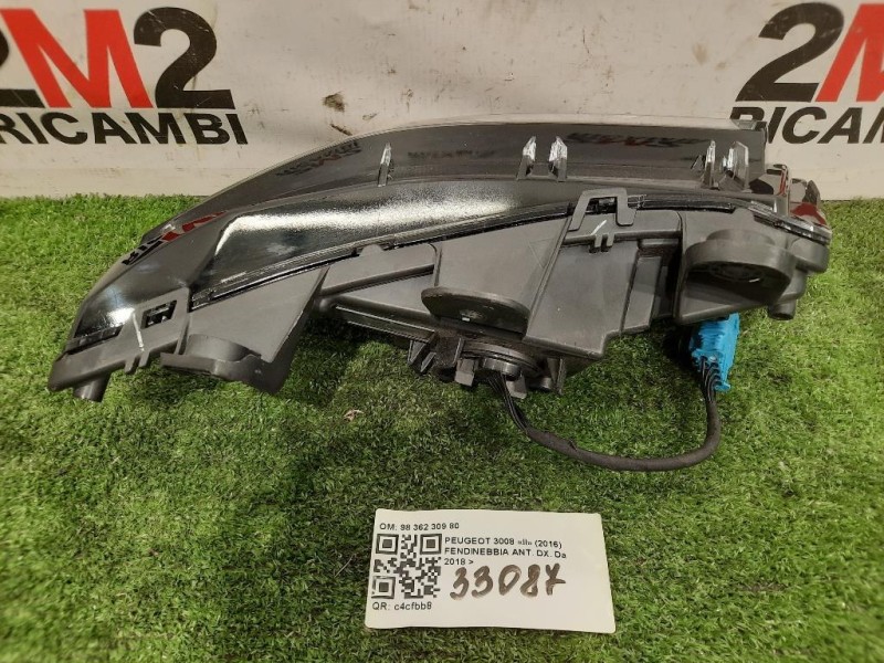 Fendinebbia ANT DX 98 362 309 80 Peugeot 3008 II 2016