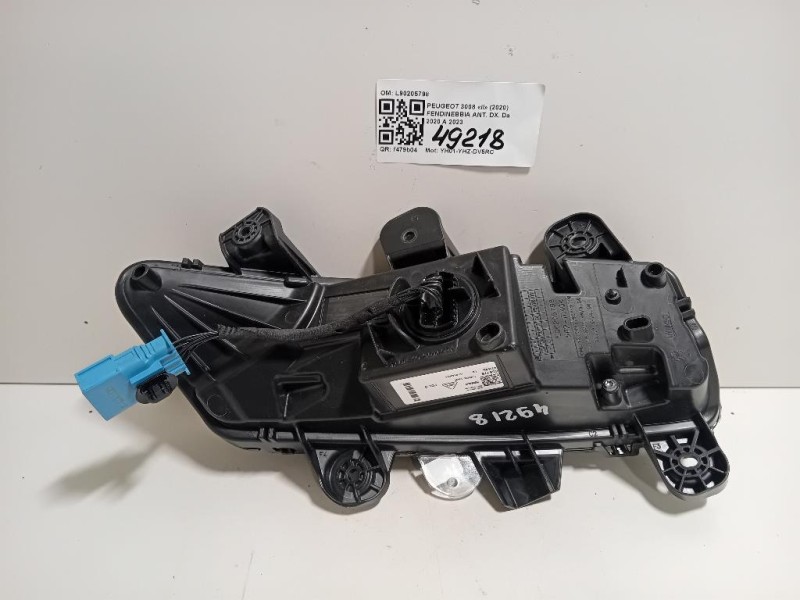 Fendinebbia ANT DX L90205798 Peugeot 3008 II 2020