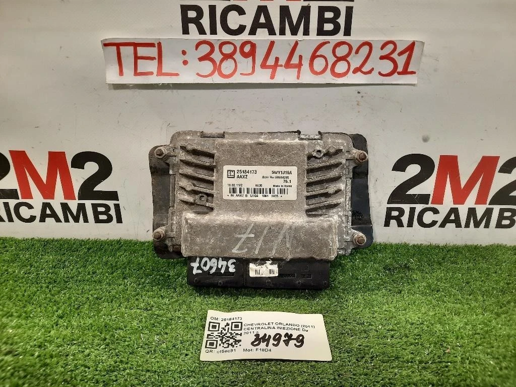 Centralina Iniezione 25184173 Chevrolet Orlando 2011