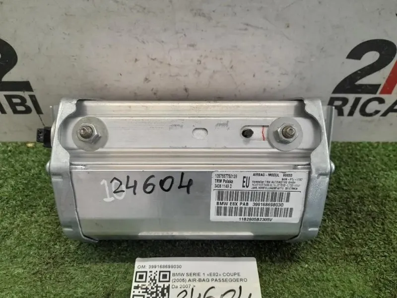 Air-bag Passeggero 399168698030 Bmw Serie 1 E82 Coupe 2005