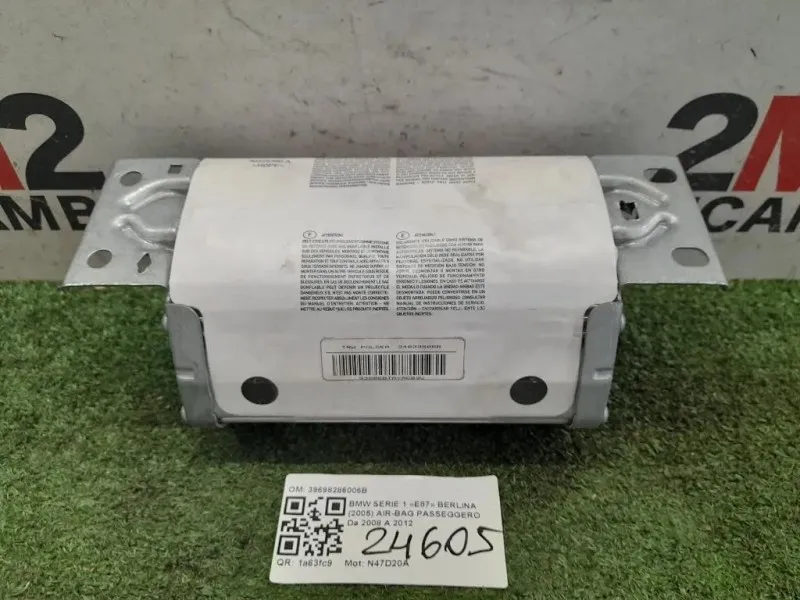 Air-bag Passeggero 39698286006B Bmw Serie 1 E87 Berlina 2005