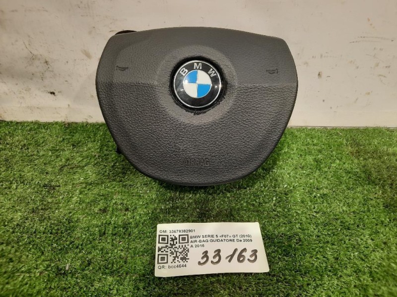 Air-bag Guidatore 33678382901 Bmw Serie 5 F07 GT 2010