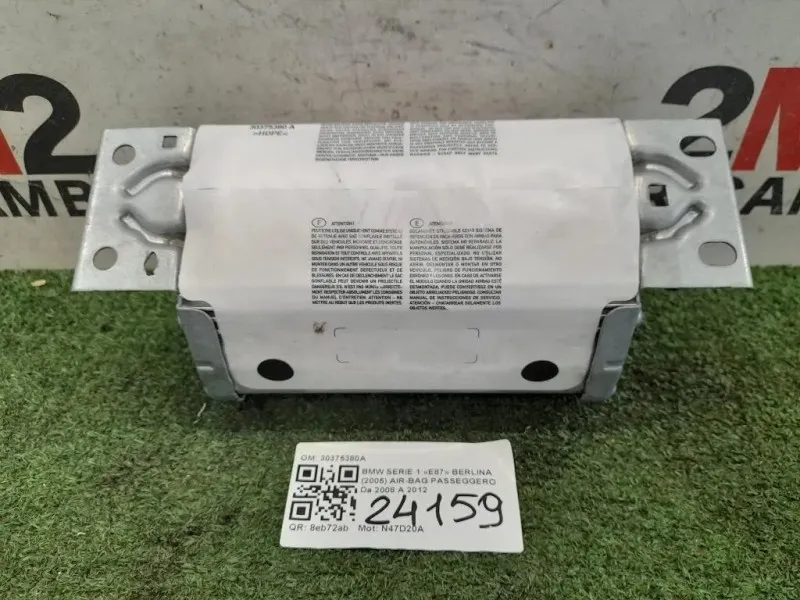 Air-bag Passeggero 30375380A Bmw Serie 1 E87 Berlina 2005