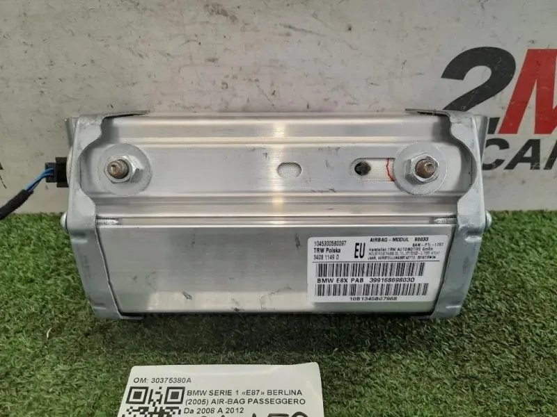 Air-bag Passeggero 30375380A Bmw Serie 1 E87 Berlina 2005
