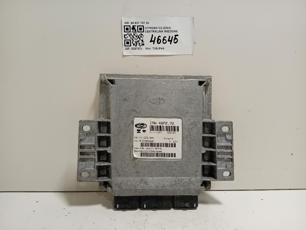Centralina Iniezione 96 537 757 80 Citroen C2 2004