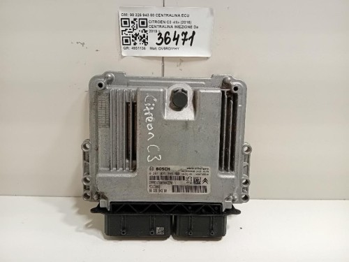 Centralina Iniezione 98 326 943 80 CENTRALINA ECU Citroen C3 III 2016