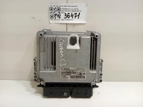 Centralina Iniezione 98 326 943 80 CENTRALINA ECU Citroen C3 III 2016