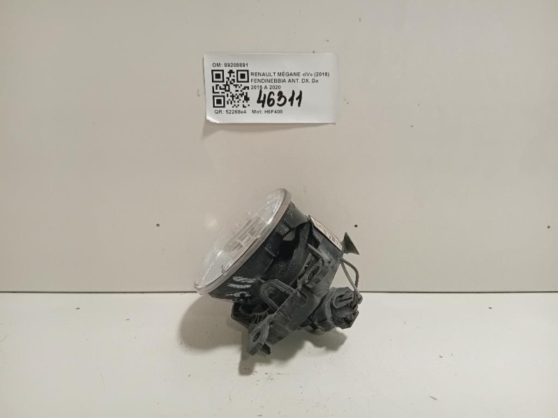 Fendinebbia ANT DX 89208891 Renault Mégane IV 2016