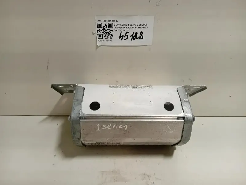 Air-bag Passeggero 39916869802L Bmw Serie 1 E87 Berlina 2005