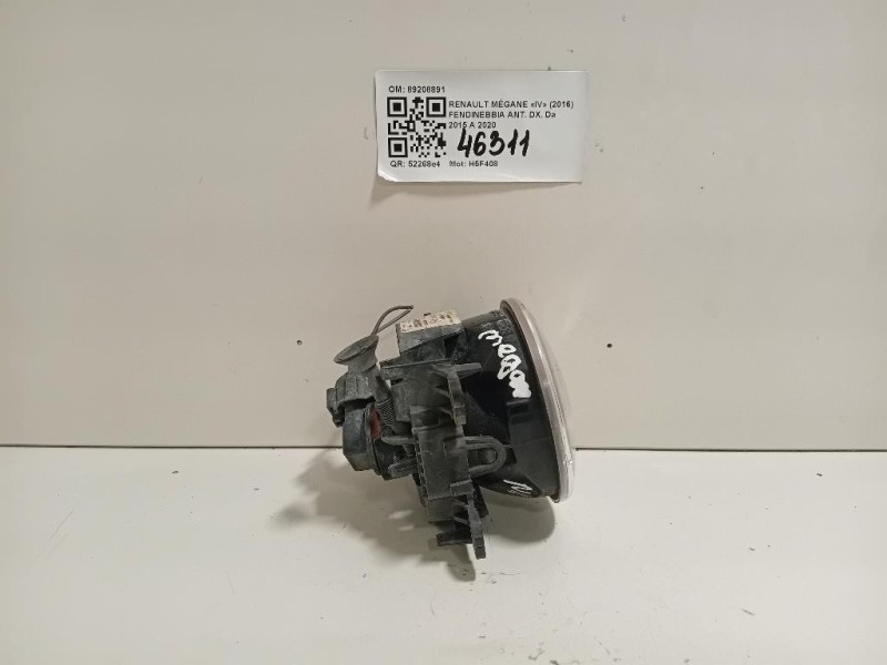 Fendinebbia ANT DX 89208891 Renault Mégane IV 2016