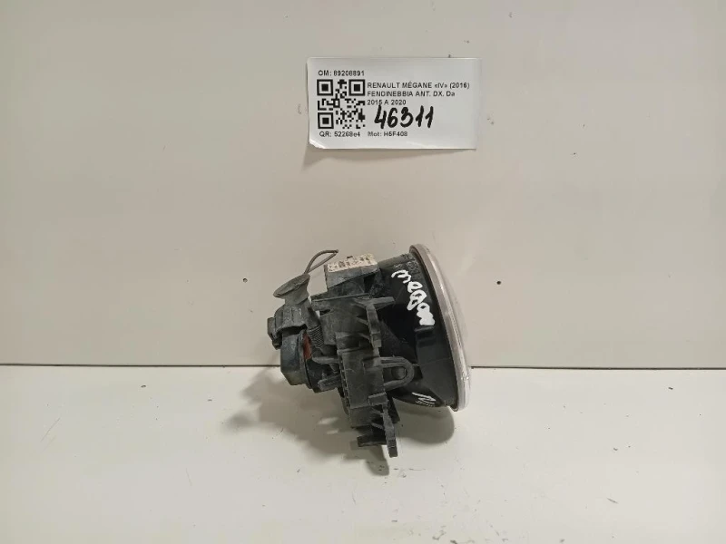 Fendinebbia ANT DX 89208891 Renault Mégane IV 2016