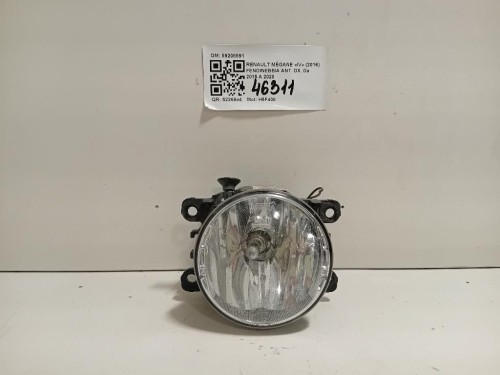 Fendinebbia ANT DX 89208891 Renault Mégane IV 2016