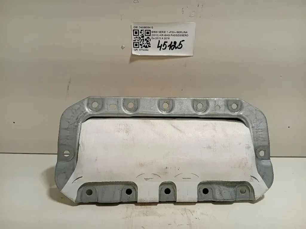 Air-bag Passeggero 34089354 G Bmw Serie 1 F20 Berlina 2012