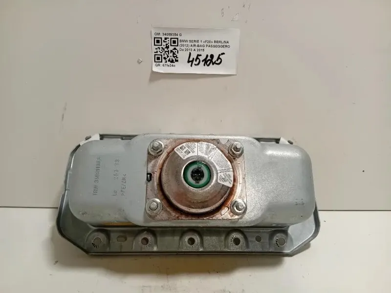 Air-bag Passeggero 34089354 G Bmw Serie 1 F20 Berlina 2012