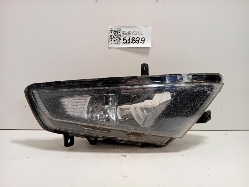 Fendinebbia ANT DX 17958802 Seat LEON 5F1 2013