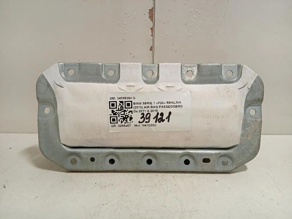 Air-bag Passeggero 34089354 G Bmw Serie 1 F20 Berlina 2012
