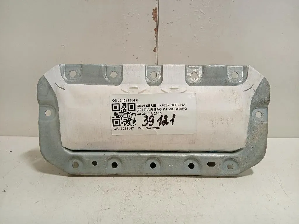 Air-bag Passeggero 34089354 G Bmw Serie 1 F20 Berlina 2012