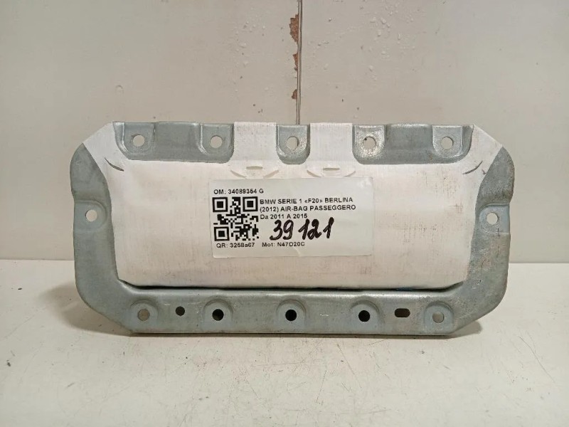Air-bag Passeggero 34089354 G Bmw Serie 1 F20 Berlina 2012