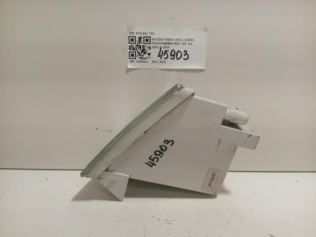 Fendinebbia ANT DX 6Y0 941 700 Skoda Fabia 6Y3 2000