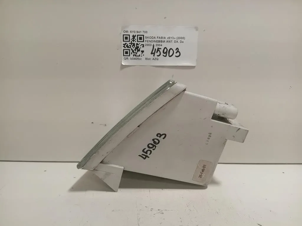 Fendinebbia ANT DX 6Y0 941 700 Skoda Fabia 6Y3 2000