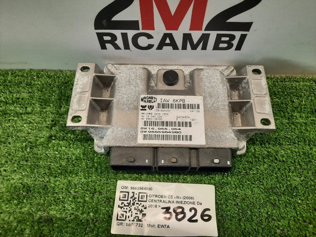 Centralina Iniezione 9665964980 9665613580 9664159180 MOTORE MODULO Citroen C5 III 2008