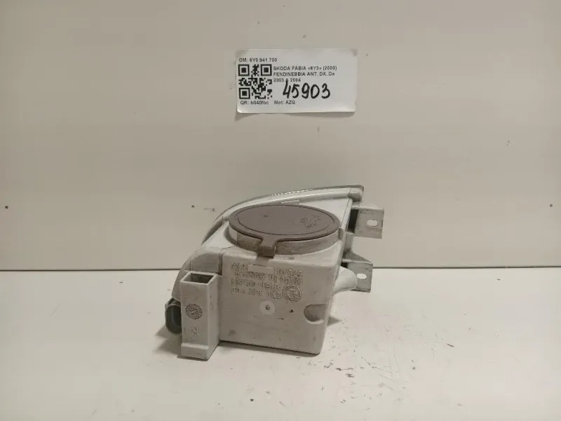 Fendinebbia ANT DX 6Y0 941 700 Skoda Fabia 6Y3 2000