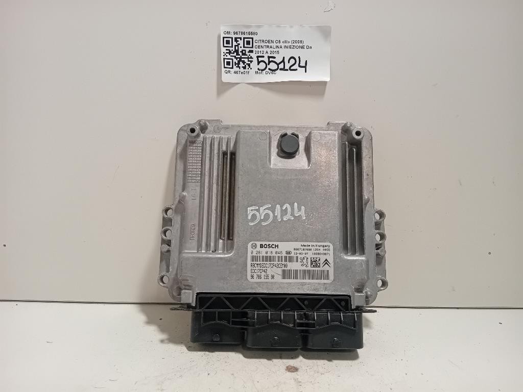 Centralina Iniezione 9678615580 Citroen C5 III 2008