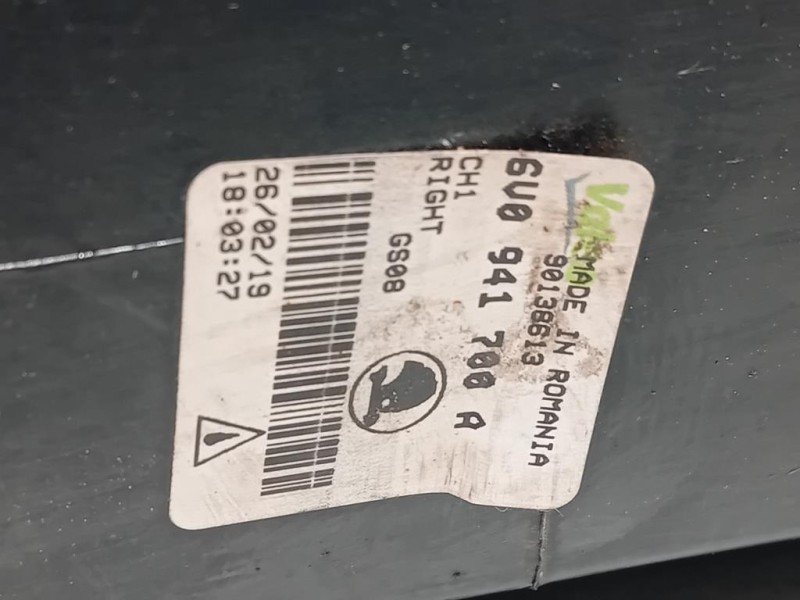 Fendinebbia ANT DX 6V0 941 700 Skoda Fabia NJ3 2018