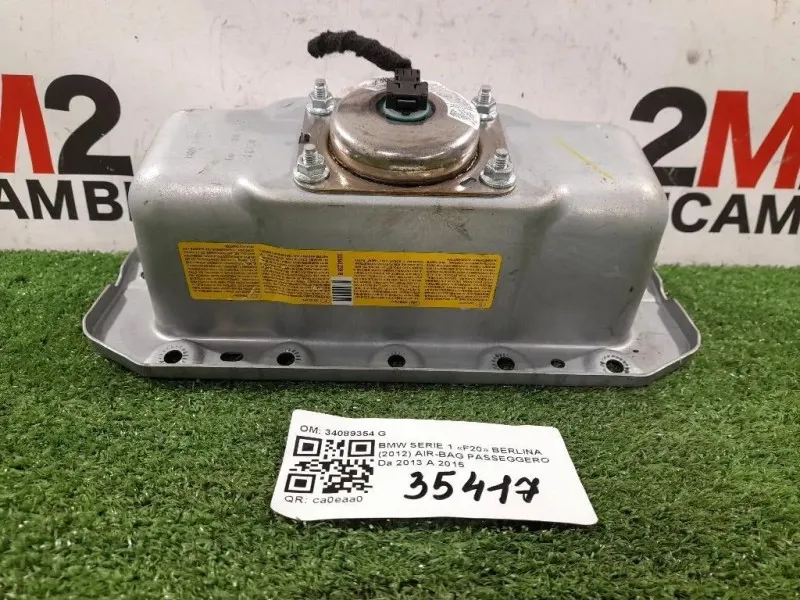 Air-bag Passeggero 34089354 G Bmw Serie 1 F20 Berlina 2012