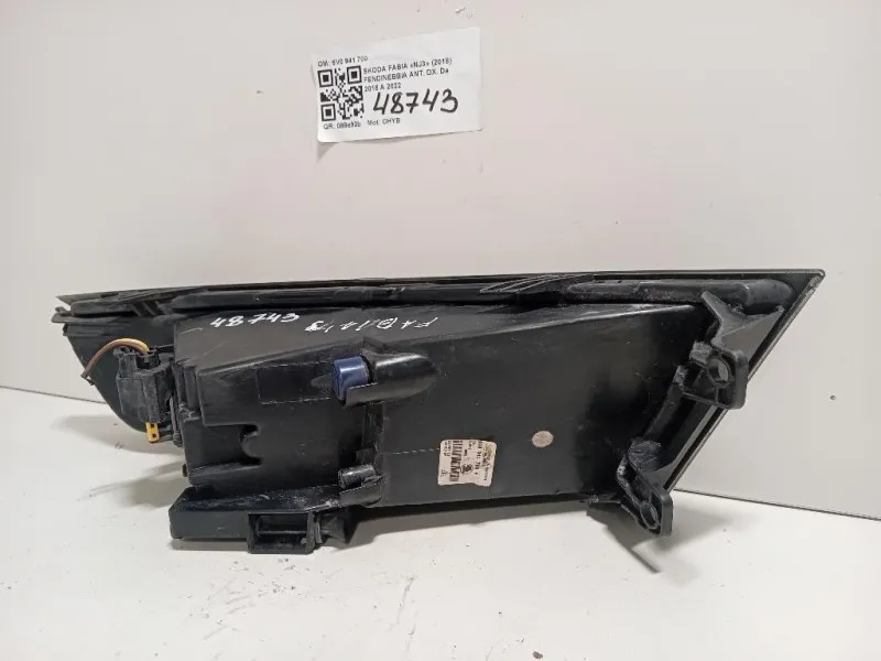 Fendinebbia ANT DX 6V0 941 700 Skoda Fabia NJ3 2018