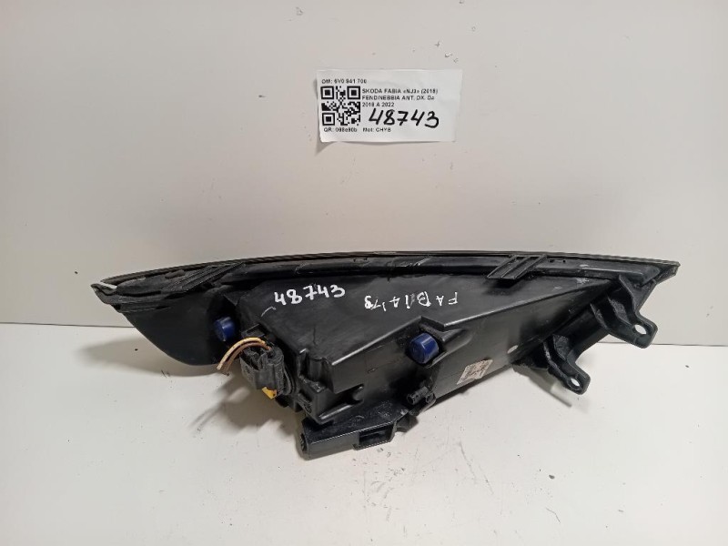 Fendinebbia ANT DX 6V0 941 700 Skoda Fabia NJ3 2018