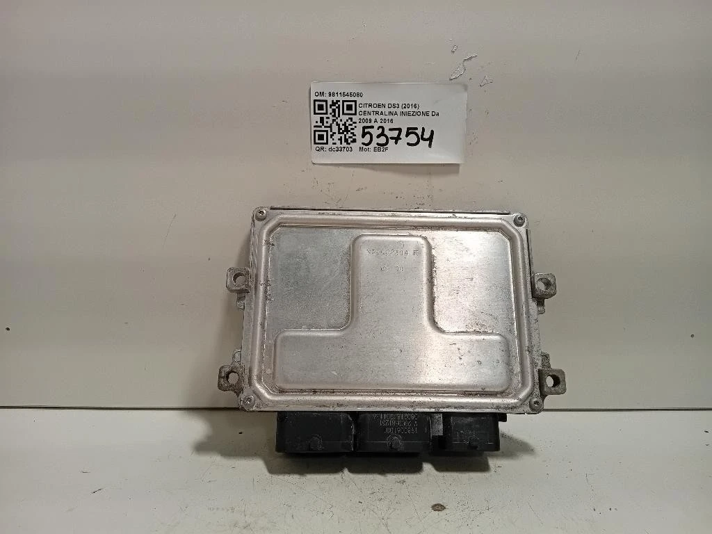 Centralina Iniezione 9811545080 Citroen DS3 2016