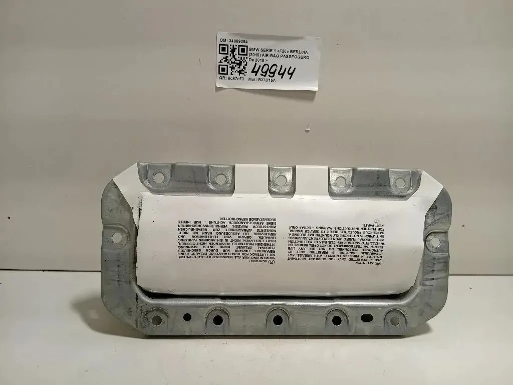 Air-bag Passeggero 34089354 Bmw Serie 1 F20 Berlina 2015