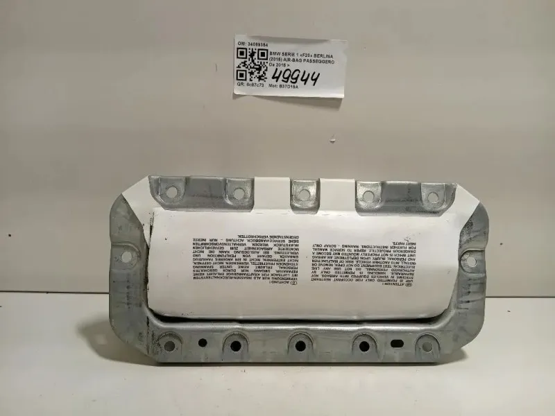 Air-bag Passeggero 34089354 Bmw Serie 1 F20 Berlina 2015