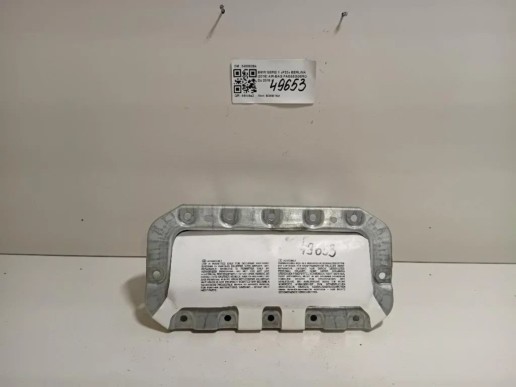Air-bag Passeggero 34089354 Bmw Serie 1 F20 Berlina 2015