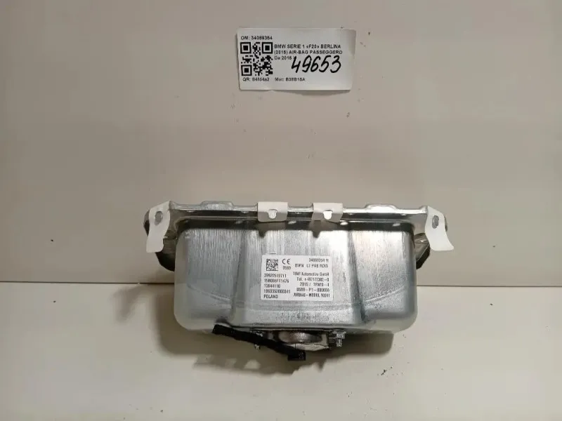 Air-bag Passeggero 34089354 Bmw Serie 1 F20 Berlina 2015
