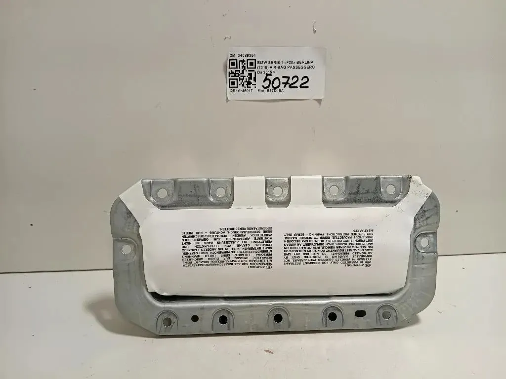 Air-bag Passeggero 34089354 Bmw Serie 1 F20 Berlina 2015
