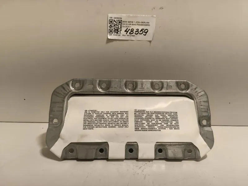Air-bag Passeggero 34089354 Bmw Serie 1 F20 Berlina 2015