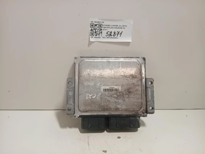 Centralina Iniezione 9824601180 Citroen Jumper III 2014