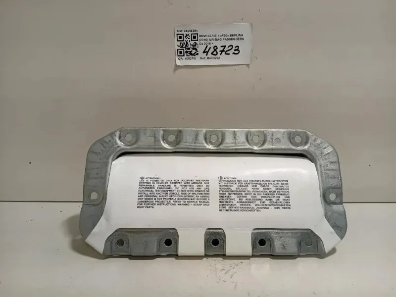 Air-bag Passeggero 34089354 Bmw Serie 1 F20 Berlina 2015
