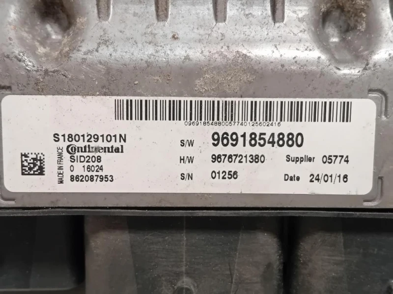 Centralina Iniezione 9691854880 Citroen Jumper III 2014